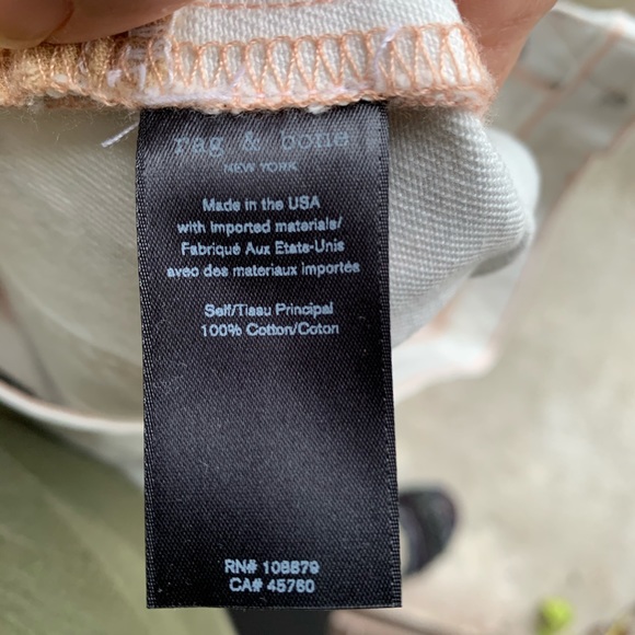 Rag & Bone Ellie Floral Denim Shorts - Picture 8 of 8